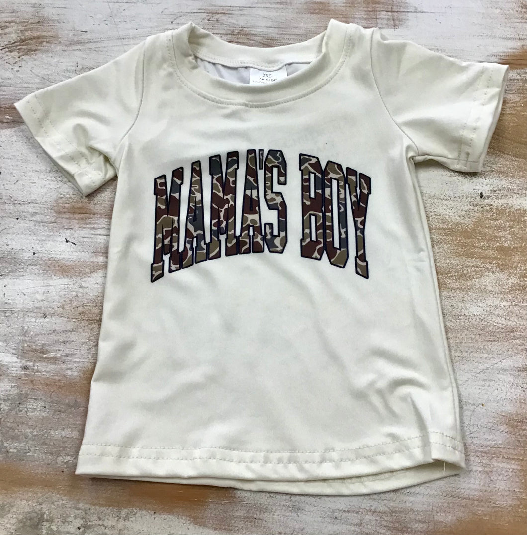 Camo Mama’s Boy Tee