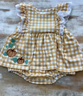 Mustard Gingham Bubble