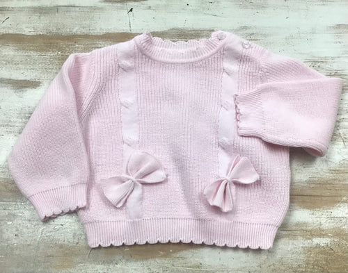 Pink Bow Sweater