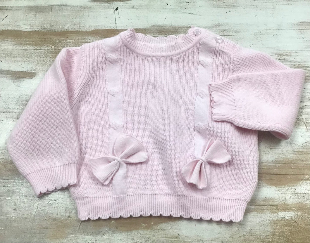 Pink Bow Sweater