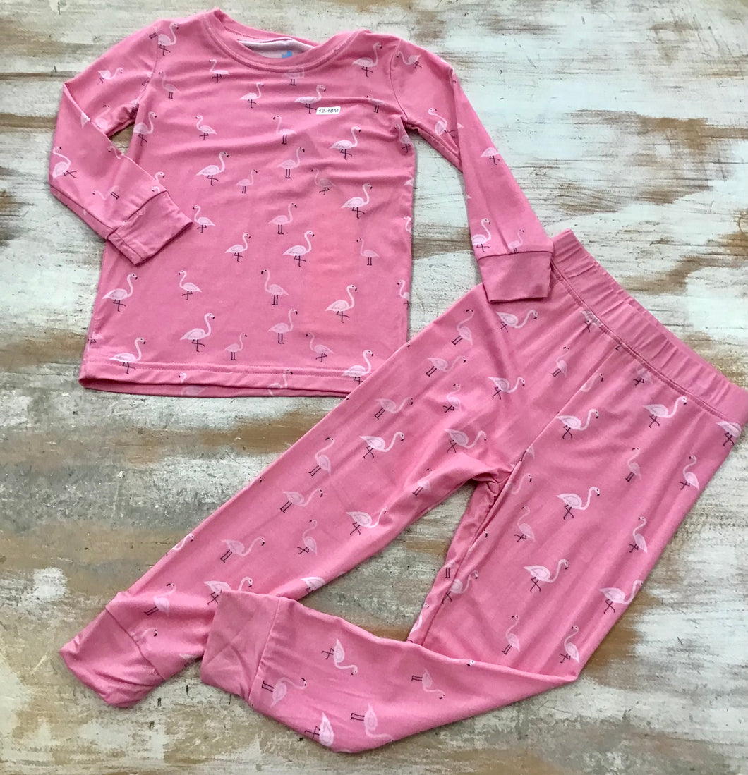 Pink Flamingo PJ Set