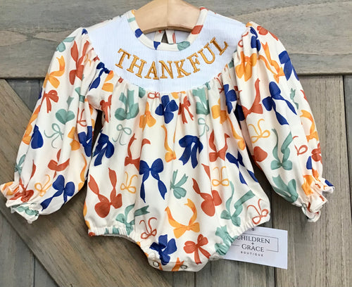 Thankful Bow Bubble