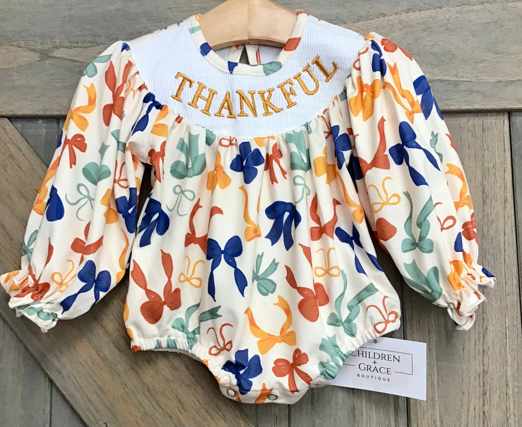 Thankful Bow Bubble