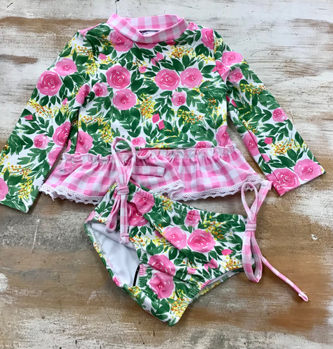 SB Hawaii Floral Tankini