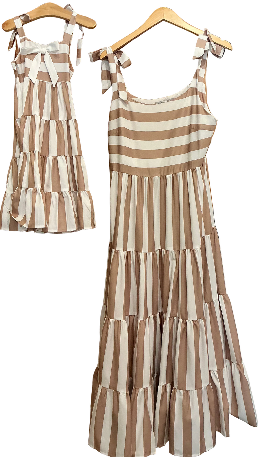 Tan Striped Mommy&Me