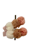 Three Pom Hair Clip
