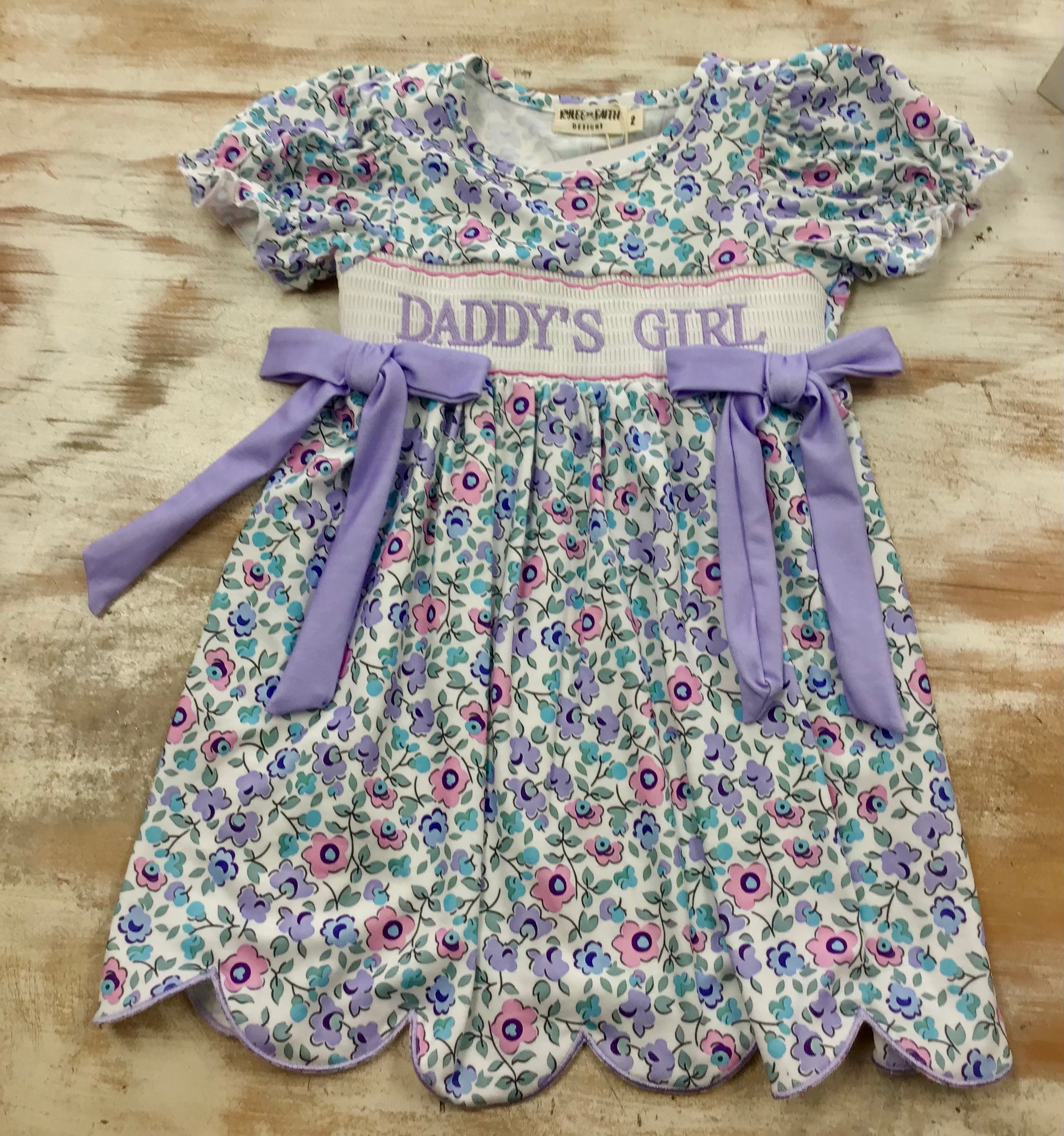 Purple Floral Daddy’s Girl