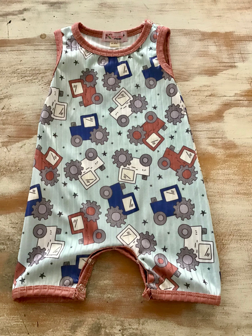 RWB Tractor Romper