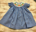 Blue Gingham Pumpkin Dress