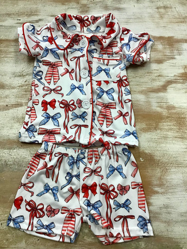 RW&B Bow PJs