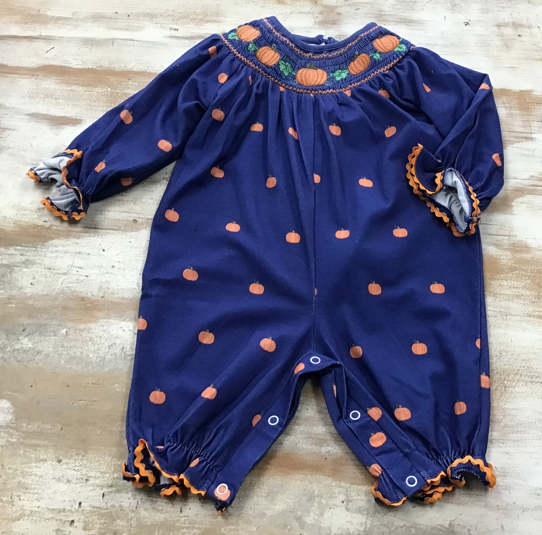 Blue Pumpkin Romper