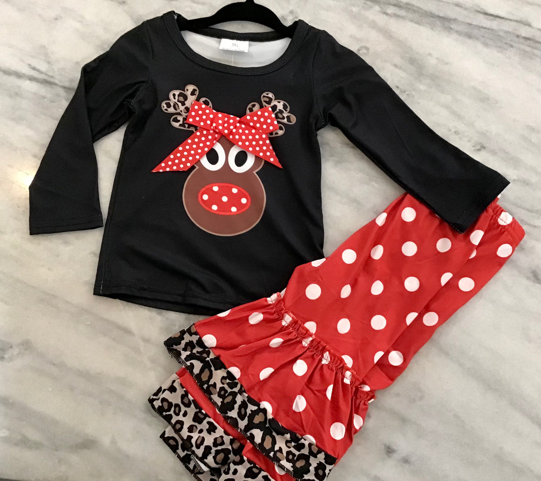 Cheetah Reindeer Set