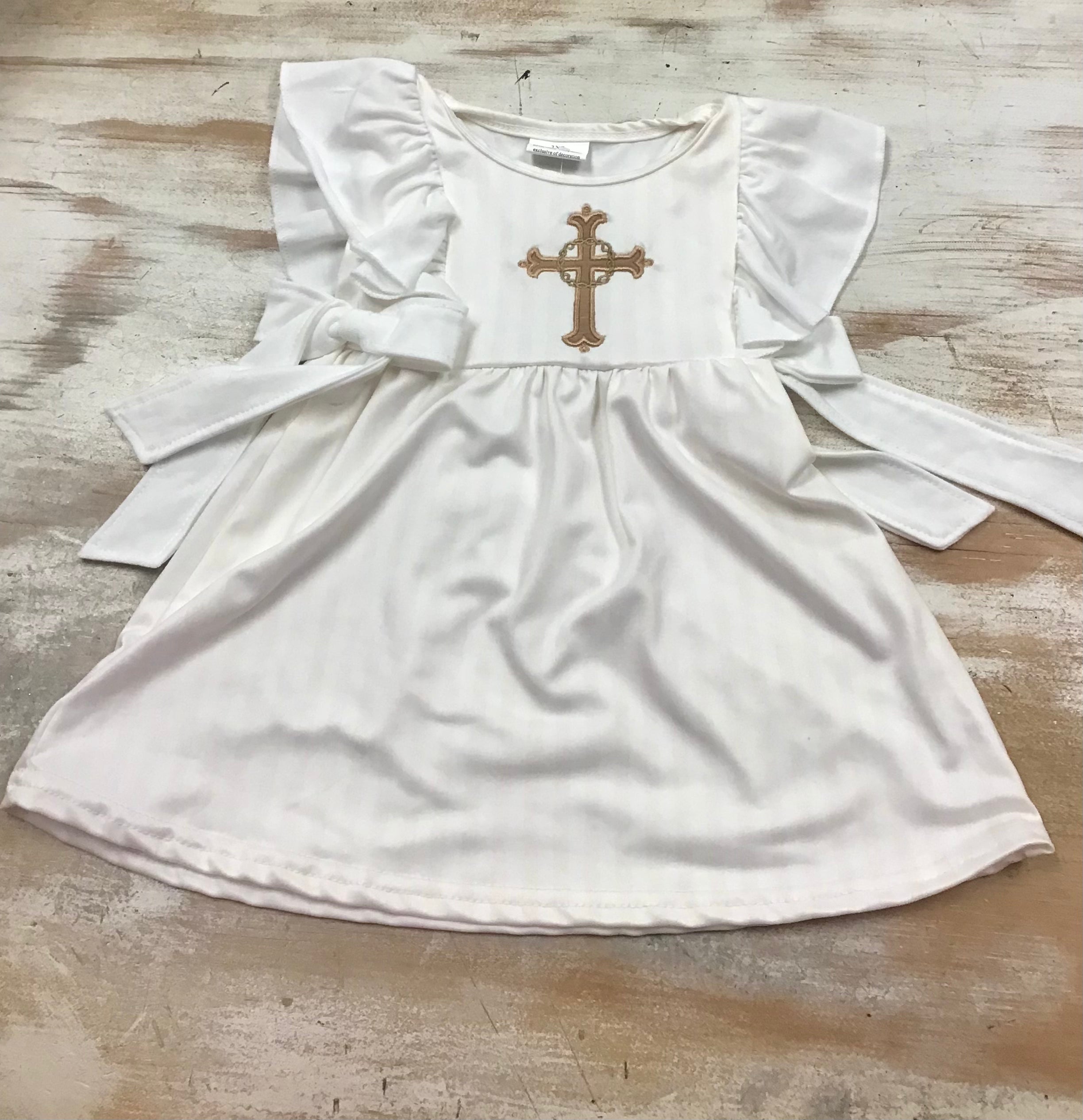 White Cross Dress