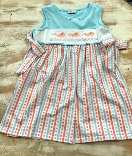 Pink Whale Dress