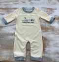 Beige Construction Romper