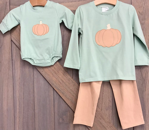 Sage Pumpkin Set