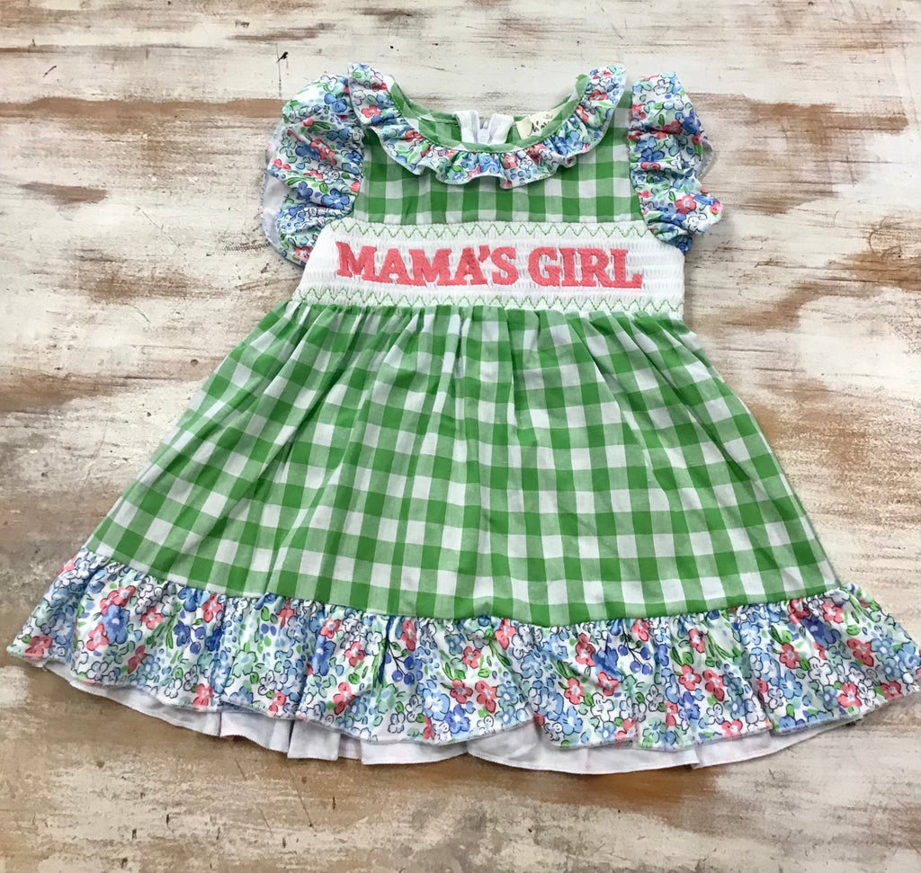 Green Mama’s Girl Dress