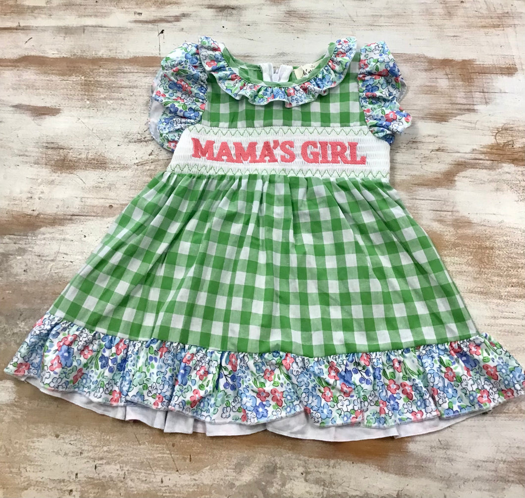 Green Mama’s Girl Dress