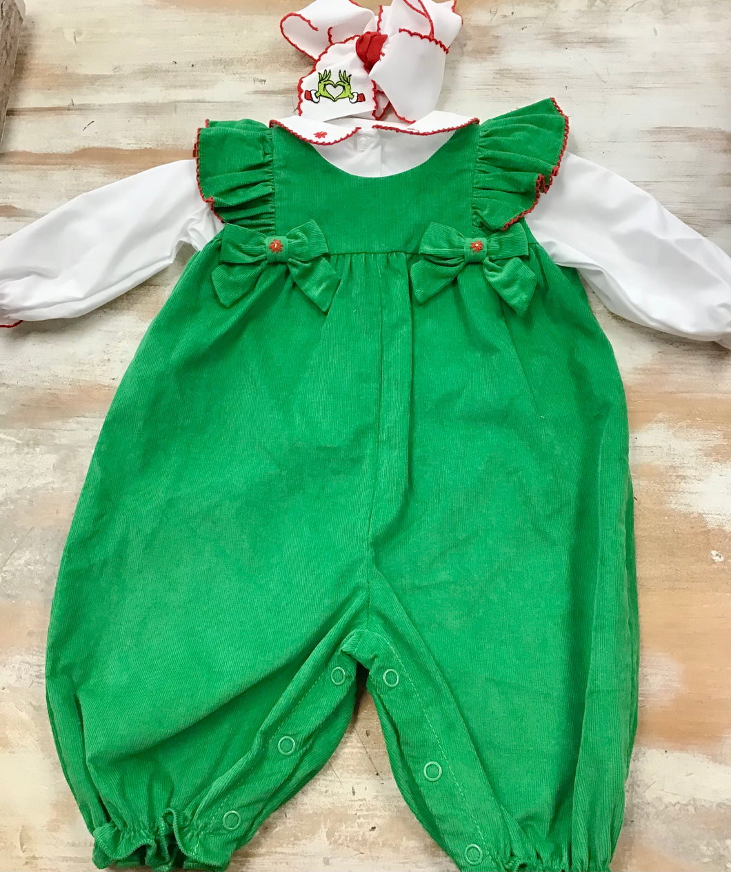 Green Corduroy Jumper