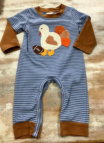Turkey Football Romper