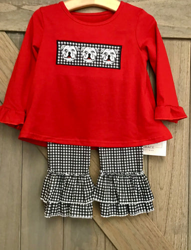 Bulldog Ruffle Set