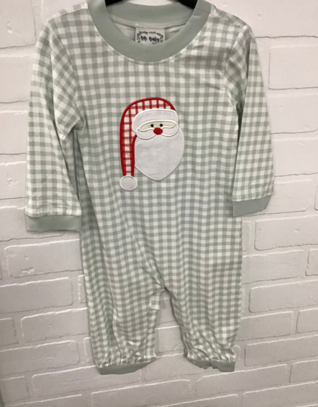 Sage Santa Romper