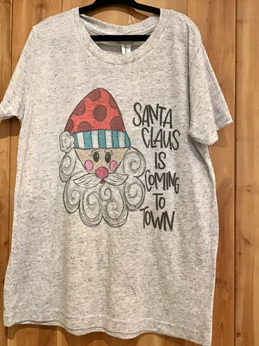 Santa To Town Tee