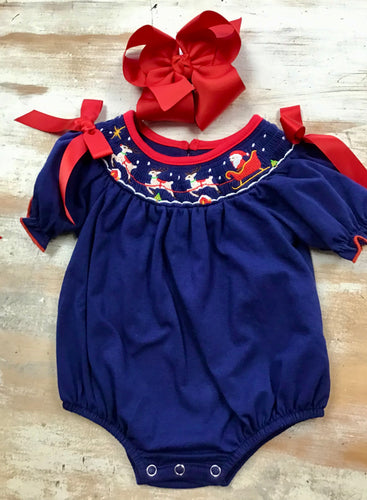 Navy Sleigh Bubble
