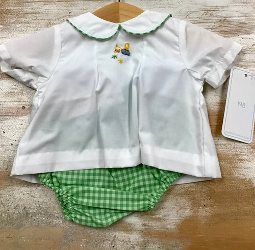 Fall Excavator Diaper Set