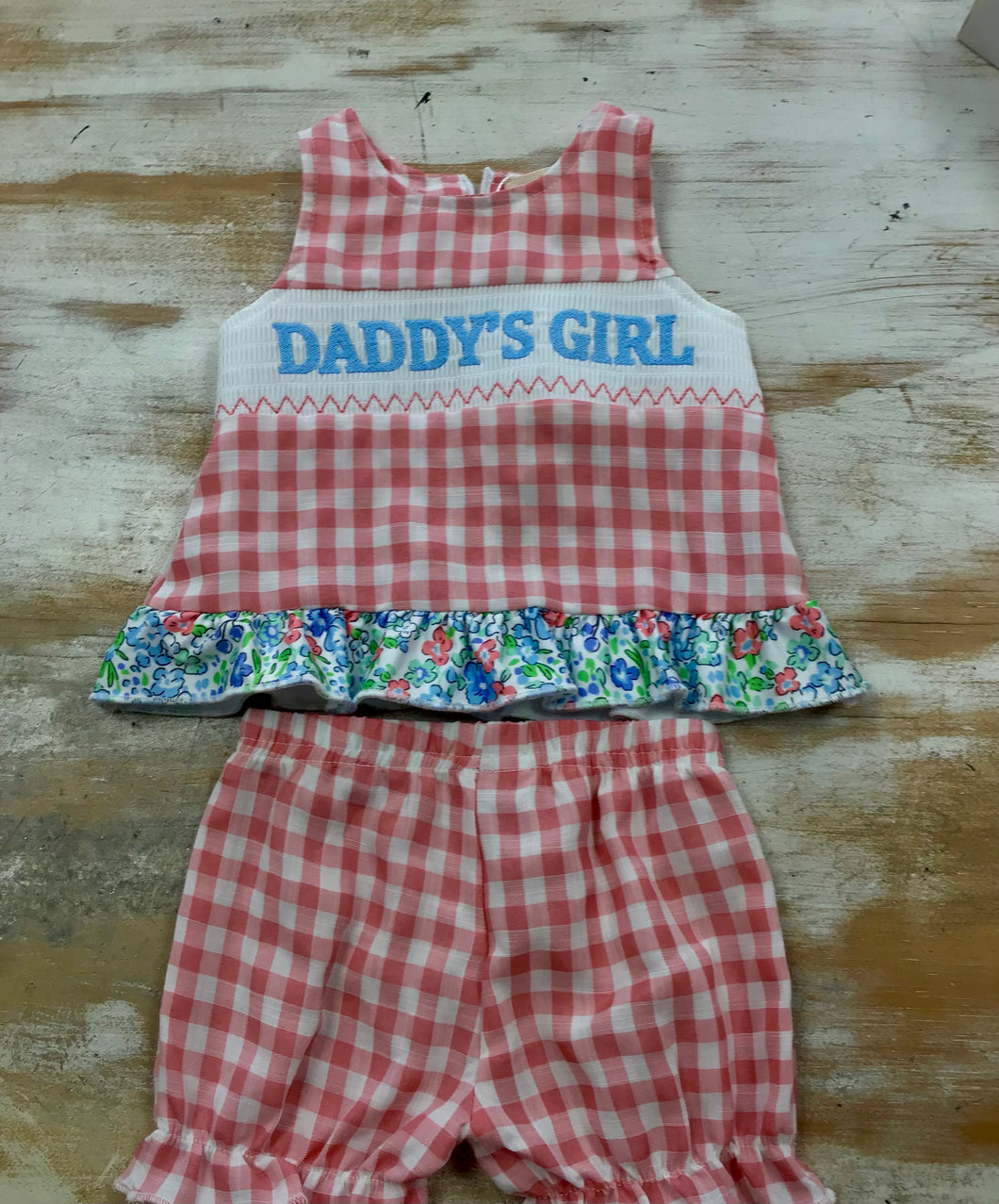Pink Gingham Daddy’s Girl