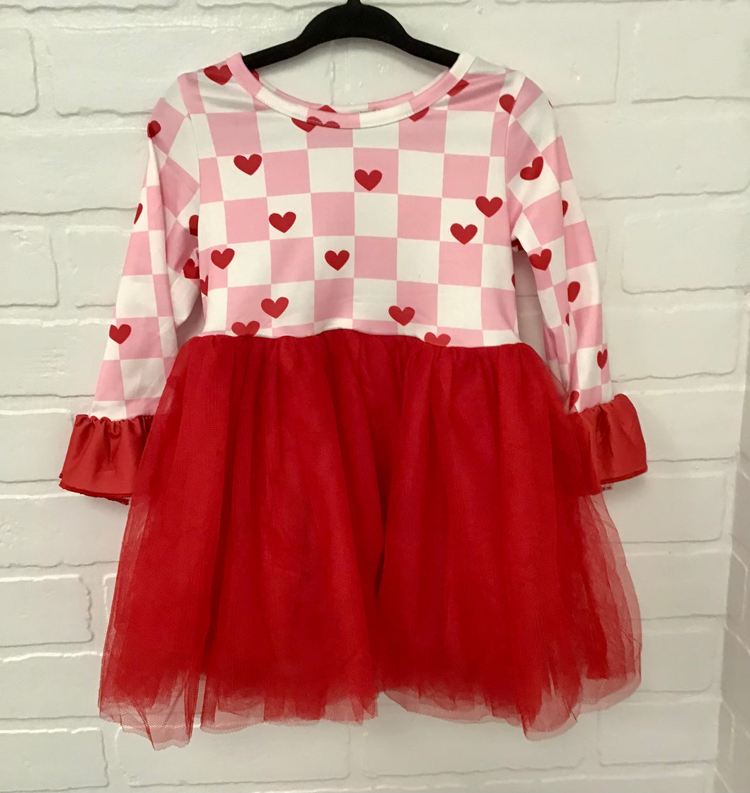 Red Heart TuTu Dress