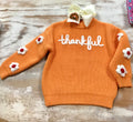 Floral Thankful Sweater