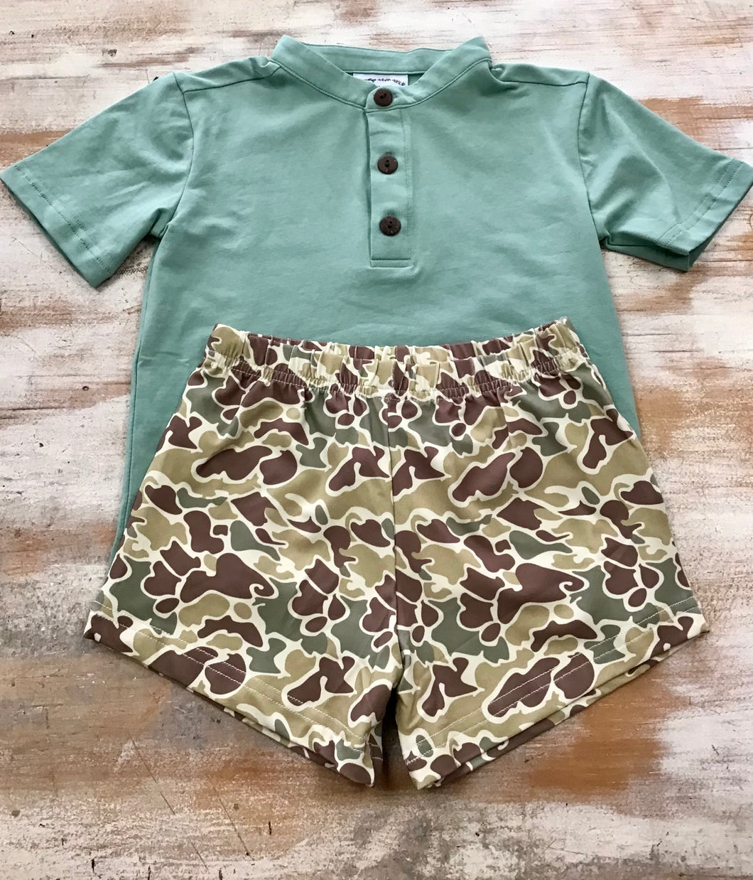 Camo Short Set