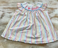 Striped I Love Mama Dress