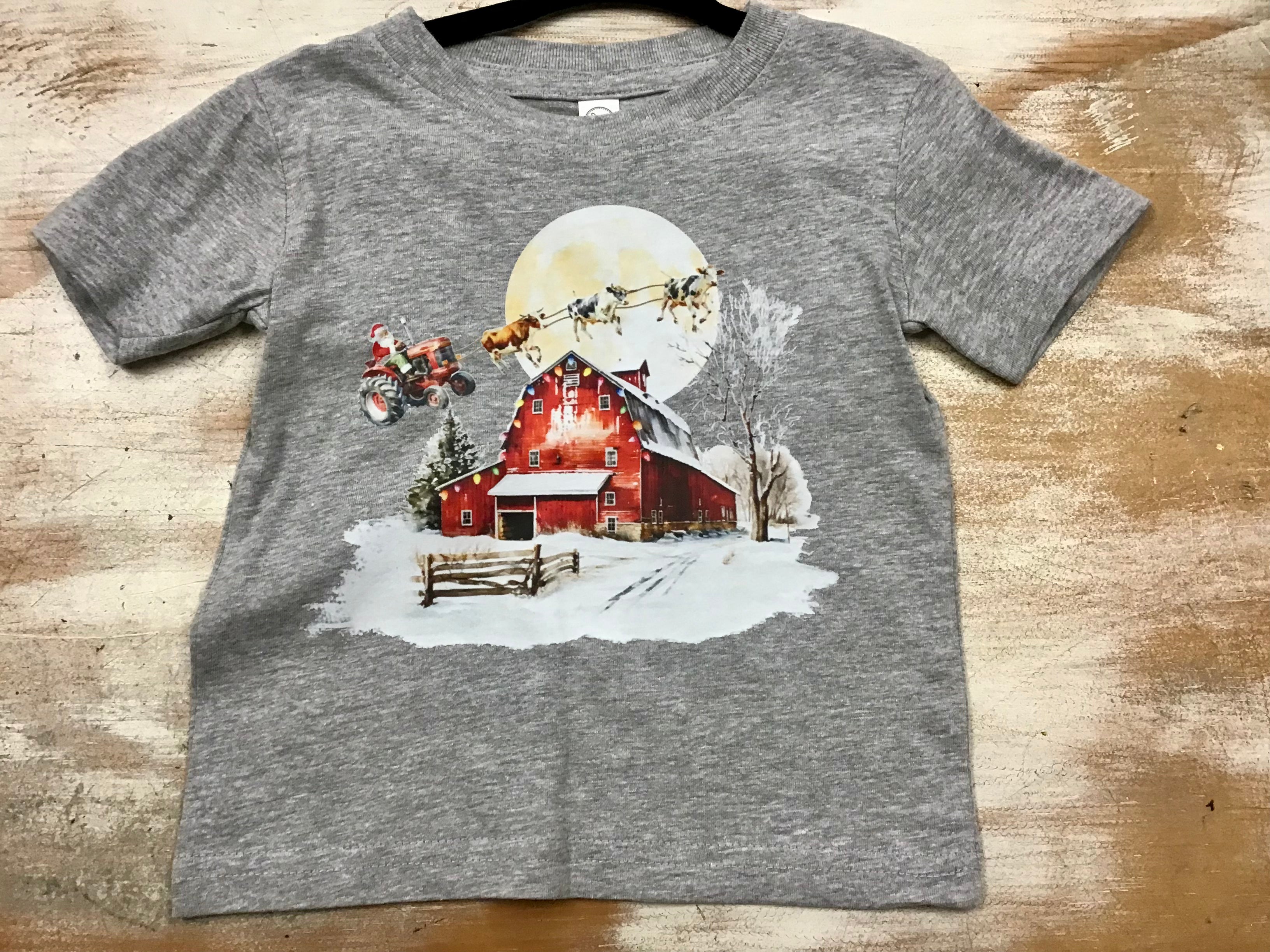 Santa Barn Tee