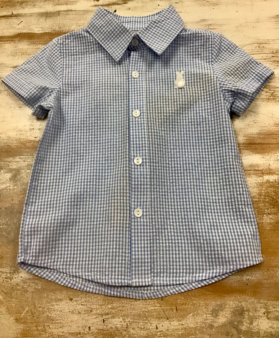 Gingham Bunny Top