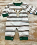 Striped Deer Romper