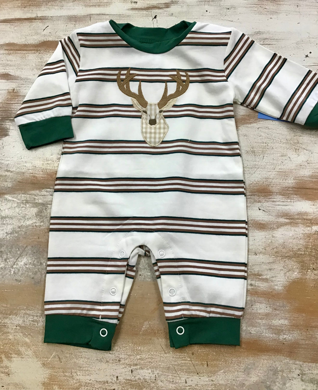 Striped Deer Romper