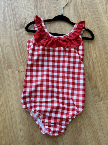 Sugar Bee Red Gingham Swimsuit