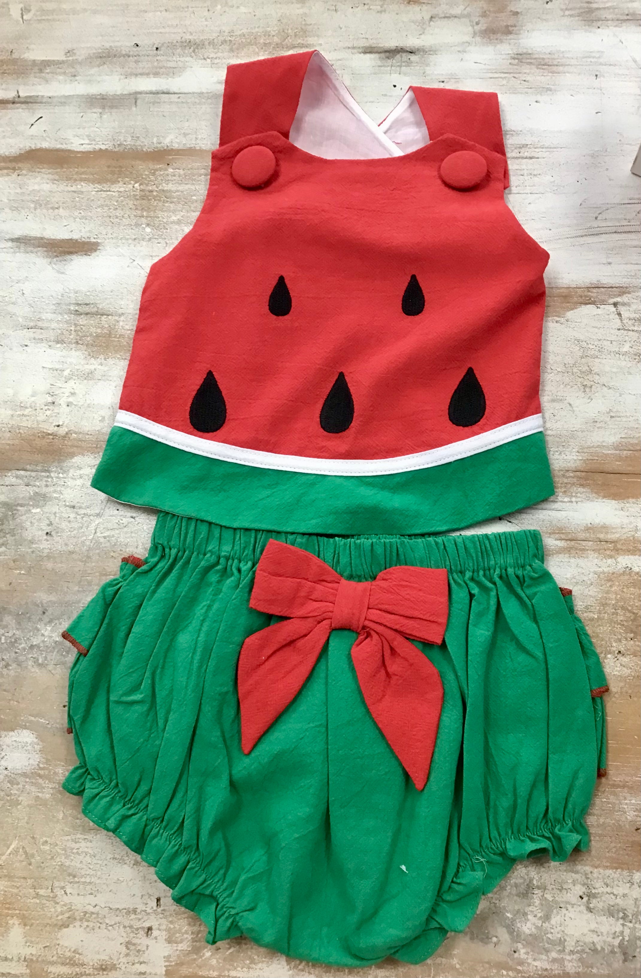 Watermelon Bloomer Set