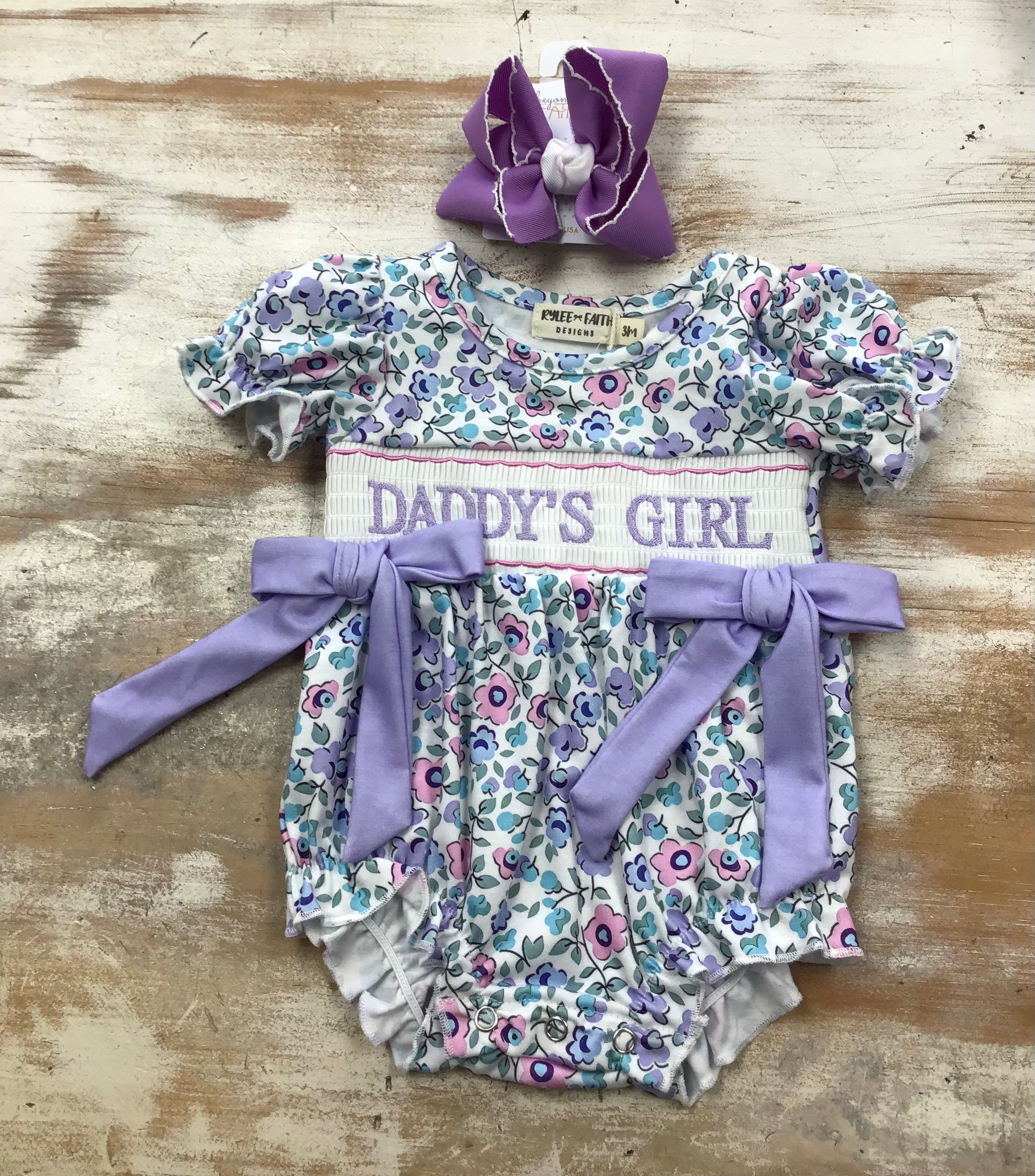 Purple Floral Daddy’s Girl