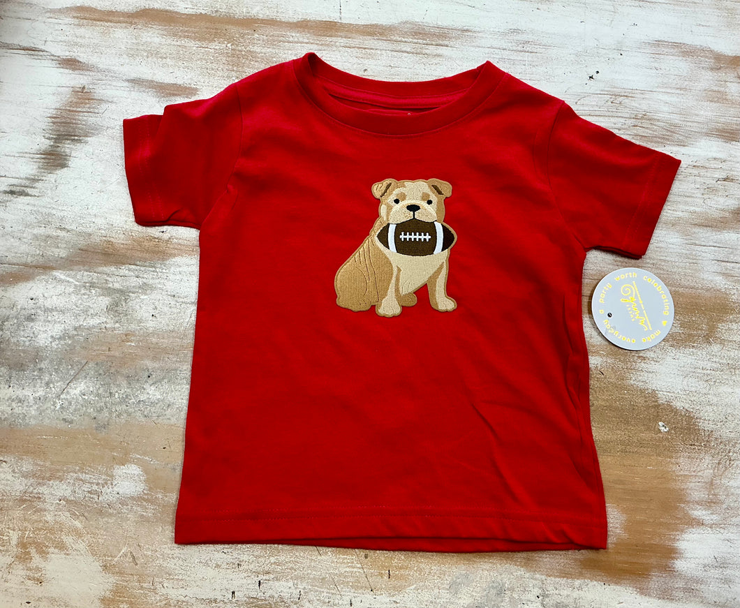 Bulldog patch tee