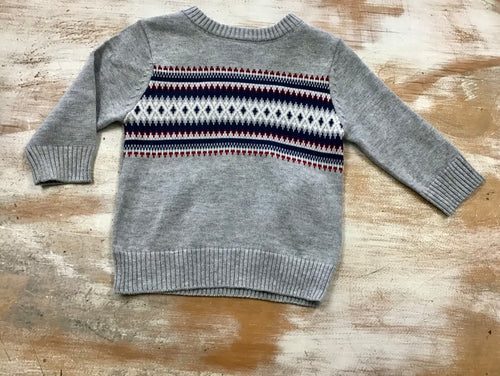 Grey Knit Sweater