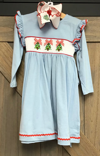 Light Blue Tree Dress