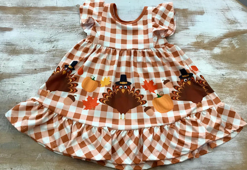 Gingham Turkey Dress