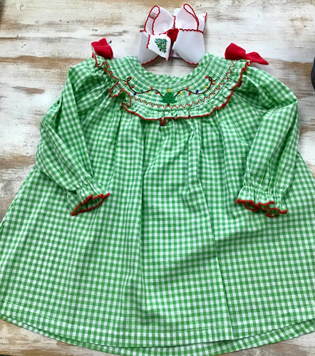 Light Green Tree Dress