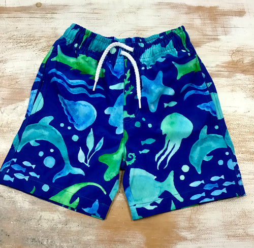 Watercolor Sea Trunks