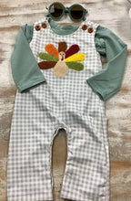 French Knot Turkey Romper