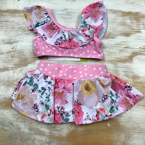 Pink Floral Bikini