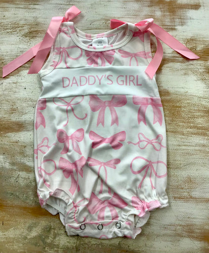 Pink Bow Daddy’s Girl Bubble